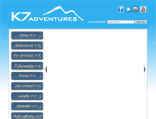 Tablet Screenshot of k7adventures.com
